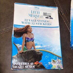 Disney The Little Mermaid live action  Valentine’s Day cards Set
